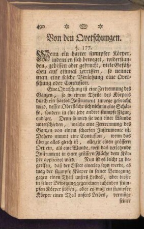Von den Quetschungen