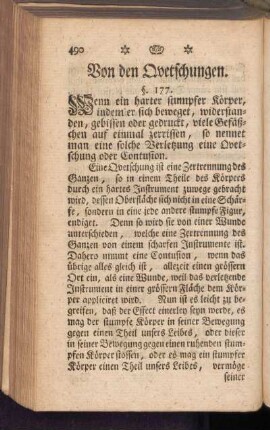 Von den Quetschungen