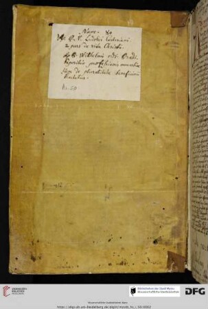 Urkunde des 15. Jh.s (Pergament)