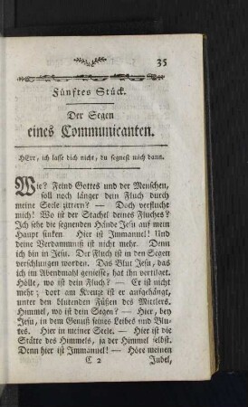 Fünftes Stück.