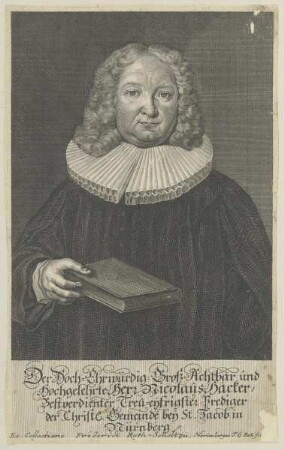 Bildnis des Nicolaus Häcker