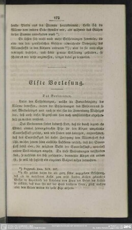 Elfte Vorlesung