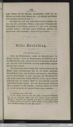 Elfte Vorlesung