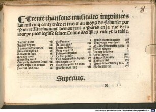 Trente chansons musicales