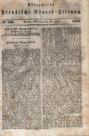 Allgemeine preußische Staats-Zeitung