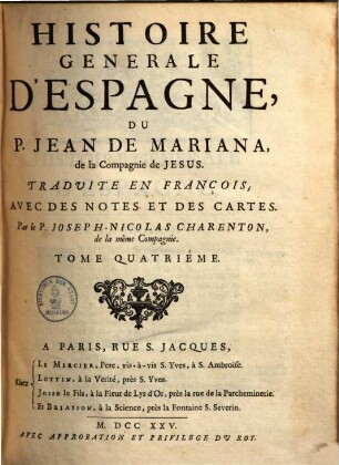 Histoire générale d'Espagne, 4