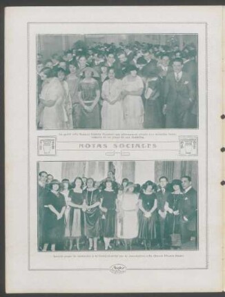 Notas sociales - [Fotografías]
