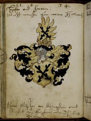 Hans Mitschan v. Klingstein und Rostok zu Kornhaus, Venedig 1574
