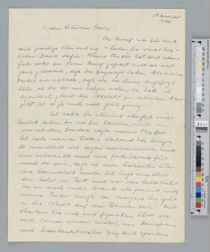 Brief an Helga Sturm