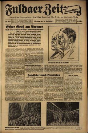 Ausgabe vom Dienstag, den 03. Mai 1938.