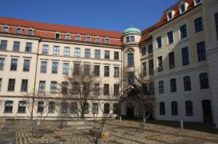 Dresden-Altstadt, Wilsdruffer Straße 2. Landhaus (1770/1776; F. A. Krubsacius). Seitenansicht