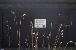 Klepsau Wagendrehscheibe Bad Cannstatt Prüfschild