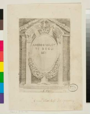 Titelblatt "Amorosi diletti degli dei"