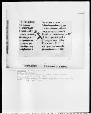 Valerianusevangeliar — Initiale A (liam), Folio 33recto