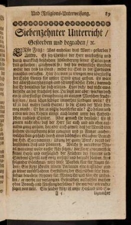 89-92, 17. Gestorben und begraben