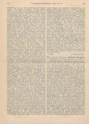 388-389 [Rezension] Plitt, Herm., Theologische Bekenntnisse