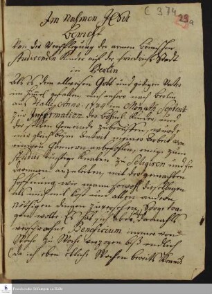 Bericht von Georg Petermann