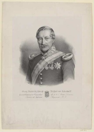 Bildnis des Georg Friedrich Albrecht Freyherr von Seckendorff