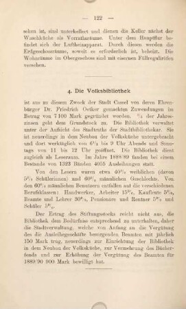 4. Die Volksbibliothek.