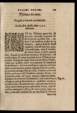 Psalmus decimus.