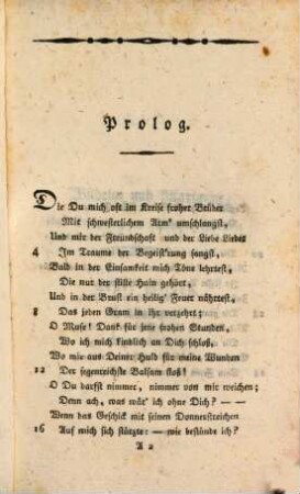 Wilhelm und Marianne : eine Erzählung in poetischer Sprache in sechs Gesängen. 1