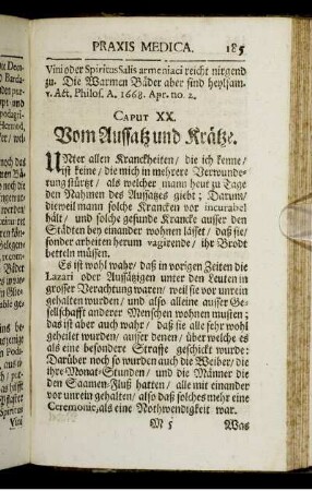 Caput XX. Vom Aussatz und Krätze.