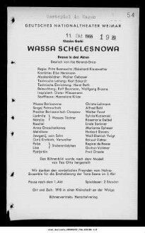 Wassa Schelesnowa