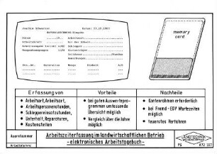 Arbeitszeiterfassung im landwirtschaftlichen Betrieb - elektronisches Arbeitstagebuch -