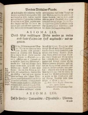 Axioma LXXI. - Axioma C.