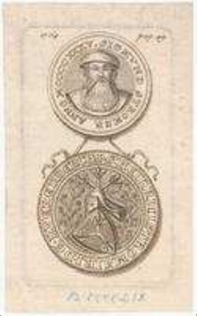 Medaille auf Sigmund Stromer 1435; Siegel des Heinrich Stromer