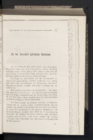 Die bei Ilmersdorf gefundenen Bracteaten
