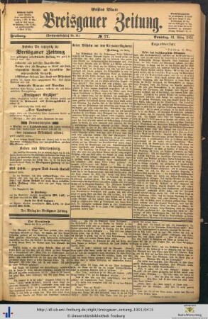 31.03.1901 (Erstes Blatt)