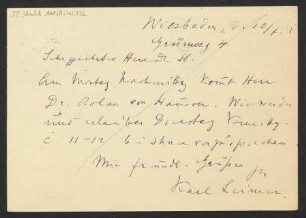 Brief an Ludwig Strecker und B. Schott's Söhne : 10.07.1931