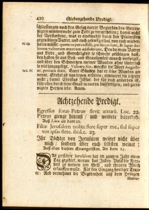 Achtzehende Predigt