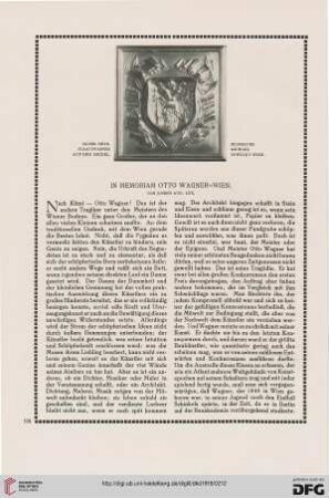 In Memoriam Otto Wagner - Wien