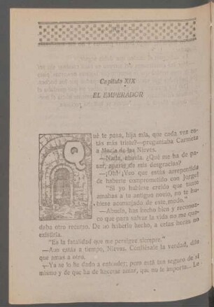 Capítulo XIX - El Emperador