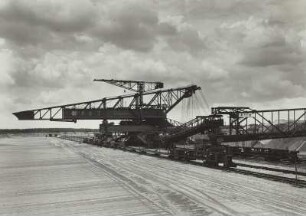 Braunkohle, Brieske-Ost, Franz Mehring, Große Abraumförderbrücke, Riesenbagger