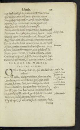 Ecloga IX. Moeris.