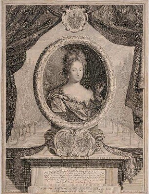Bildnis von Christine (1656-1698), Herzogin von Schleswig-Holstein-Gottorf