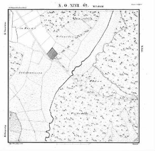 Kartenblatt SO XLVII 62 Stand 1826