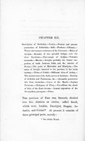 Chapter XII: Antiquities of Behbehán