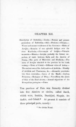 Chapter XII: Antiquities of Behbehán