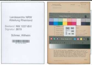 Entnazifizierung Wilhelm Schnier , geb. 27.05.1892 (Stadtinspektor)