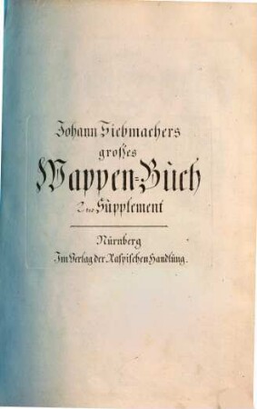 Johann Siebmachers großes Wappen-Buch. 2
