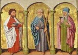 Bildnis der Apostel Jacobus minor, Andreas und Matthäus