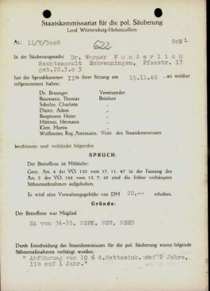 Wunderlich, Werner, Dr.