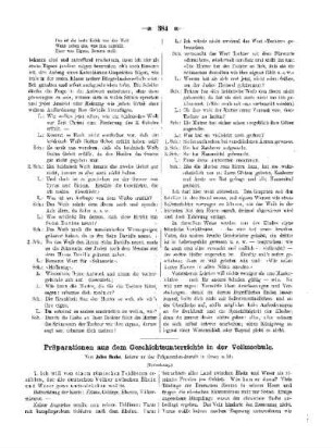 Präparationen aus dem Geschichtsunterrichte in der Volksschule : (Fortsetzung)