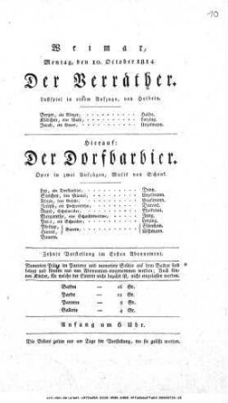 Der Verräther