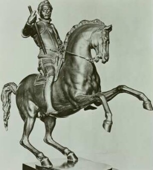 Herzog Heinrich Julius von Braunschweig zu Pferde : linke Seite