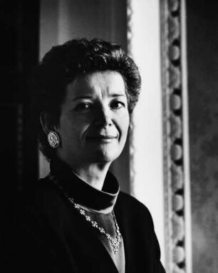 Mary Robinson (geb. 1944; Politikerin, Präsidentin von Irland). Dublin, 1992 : Porträt Mary Robinson